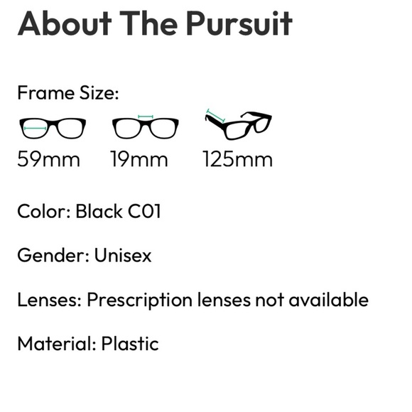 KITS The Pursuit Sunglasses. Black with reflective lenses. Gender Fluid NWOT - Picture 9 of 9